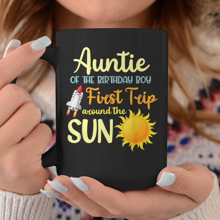 Auntie Of The 1St Birthday Boy First Trip Around The Sun Coffee Mug Unique Gifts