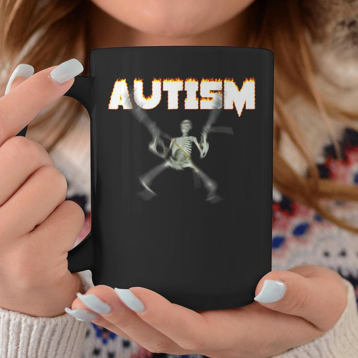 Autism Skeleton Meme Coffee Mug Unique Gifts