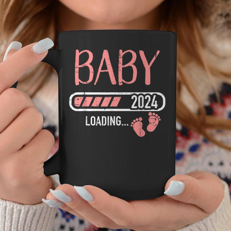 Baby Loading 2024 For Pregnancy Announcement Coffee Mug Funny Gifts