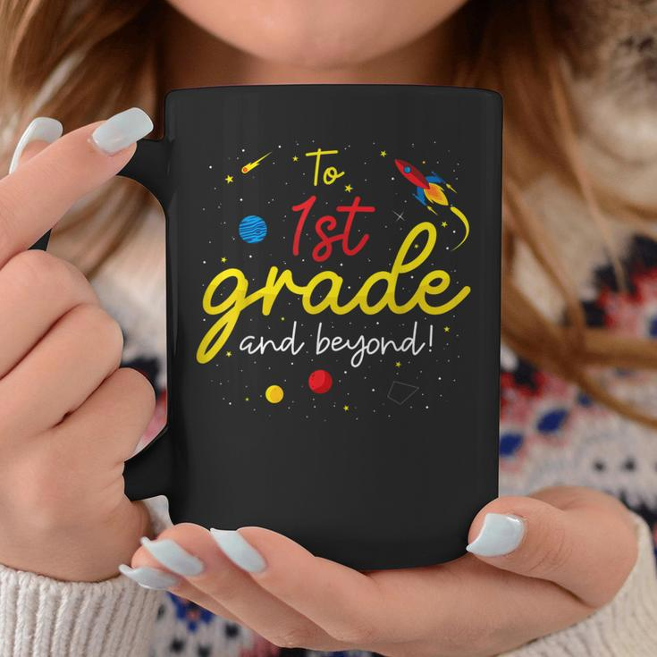 Back To School First Grade Boy Girl Space 1St Grade Teacher Coffee Mug Unique Gifts