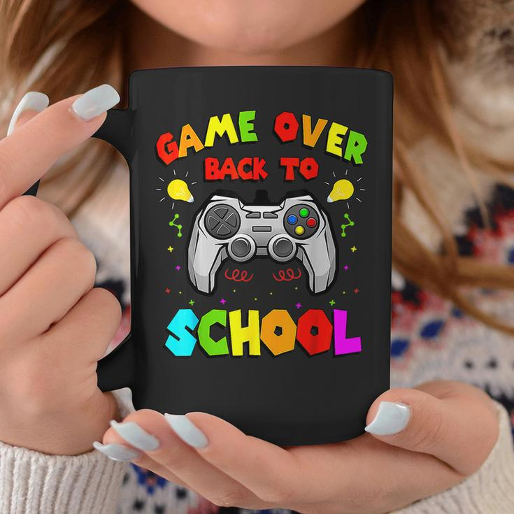 Back To School Funny Game Over Teacher Student Controller Coffee Mug Unique Gifts