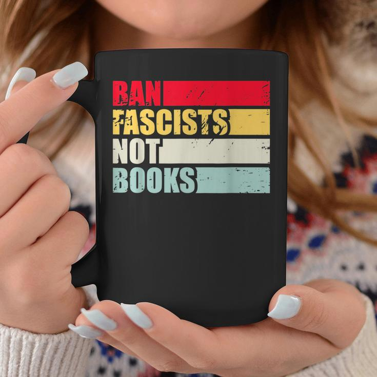 Ban Fascists Not Book Vintage Retro Style For October Coffee Mug Unique Gifts