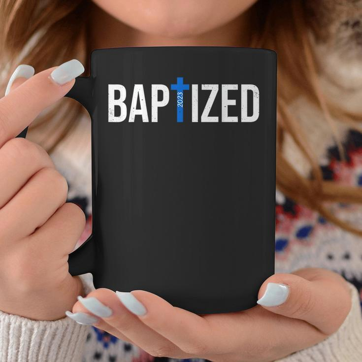 Baptized 2023 Christian Water Baptism Church Group Christ Coffee Mug Funny Gifts