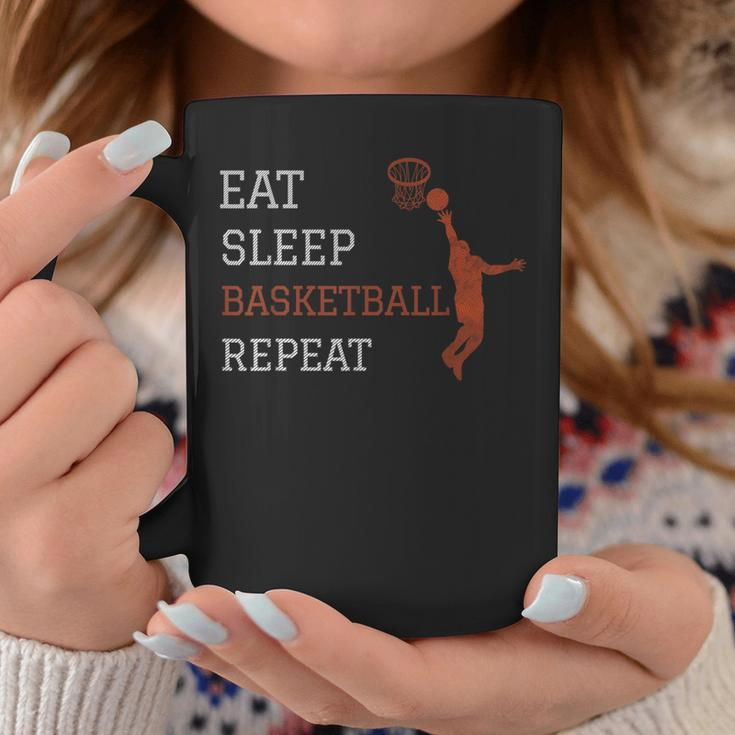 Basketball Coach Eat Sleep Basketball Repeat Basketball Coffee Mug Unique Gifts