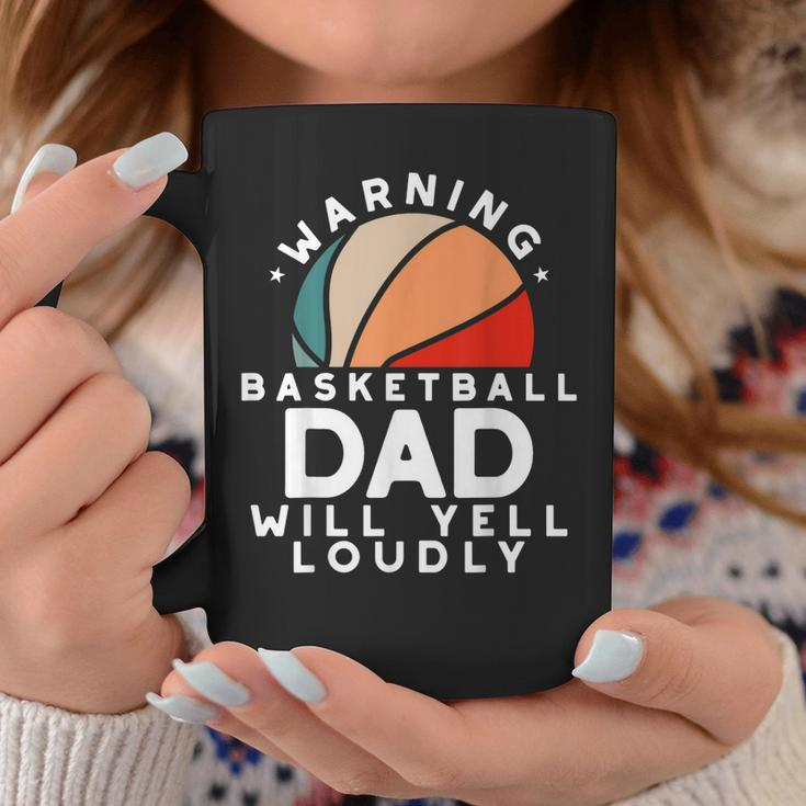 Basketball Dad Warning Funny Protective Father Sports Love Coffee Mug Unique Gifts