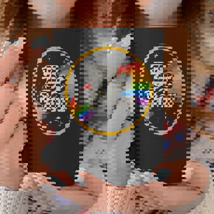 Be You Rainbow Flag Galaxy Lgbtq Pride Gay Lgbt Ally Pride Coffee Mug Unique Gifts