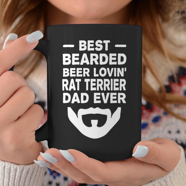 Beer Best Bearded Beer Lovin Rat Terrier Dad Fathers Day Funny Coffee Mug Unique Gifts