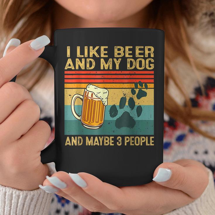 I Like Beer My Dog And Maybe 3 People Dog Lover Coffee Mug Unique Gifts