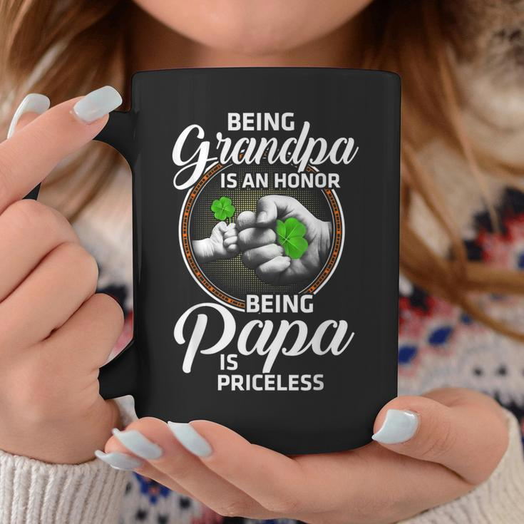 Being Grandpa Is An Honor Being Papa Is Priceless Gift For Mens Coffee Mug Unique Gifts