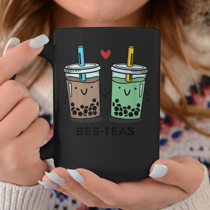 Bes-Teas - Besties Best Friends Bubble Tea Boba CuteCoffee Mug Unique Gifts