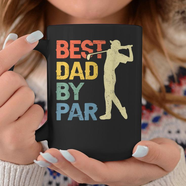 Best Dad By Par Daddy Fathers Day Gift Golf Lover Golfer Coffee Mug Unique Gifts