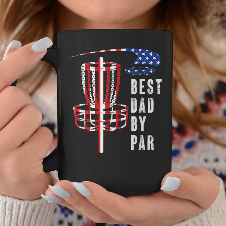 Best Dad By Par Disc Golf Dad 4Th Of July Fathers Day Coffee Mug Funny Gifts