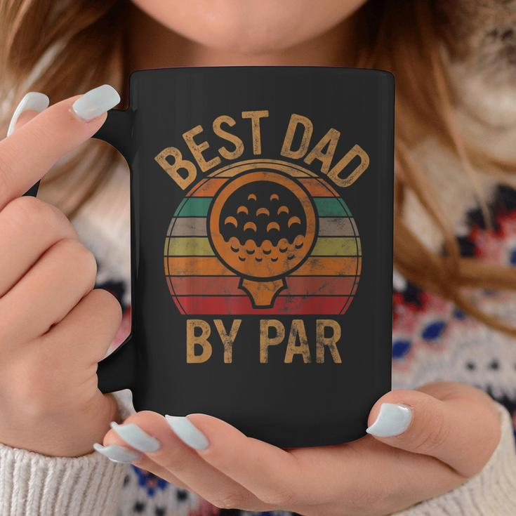 Best Dad By Par Fathers Day Golf Lover Gift Papa Golfer Coffee Mug Unique Gifts