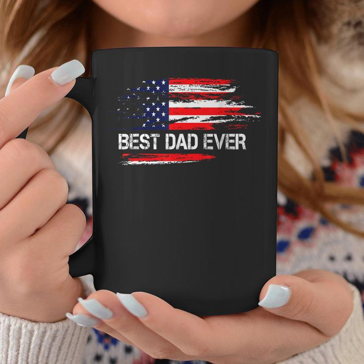 Best Dad Ever Us American Flag Dad Gifts Fathers Day Coffee Mug Unique Gifts