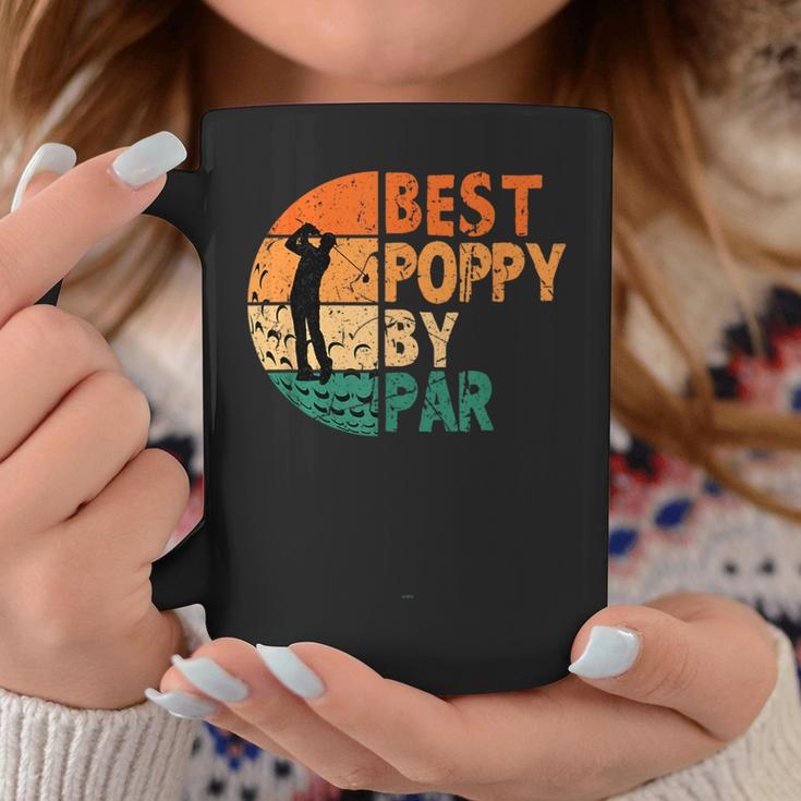 Best Poppy By Par Golf Fathers Day Golfing Funny Coffee Mug Unique Gifts