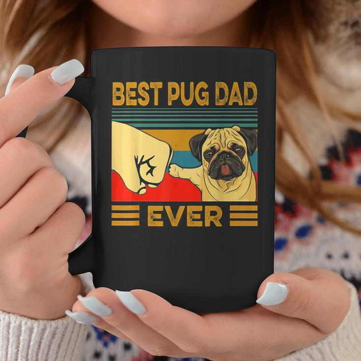 Best Pug Dad Ever Retro Vintage Coffee Mug Unique Gifts