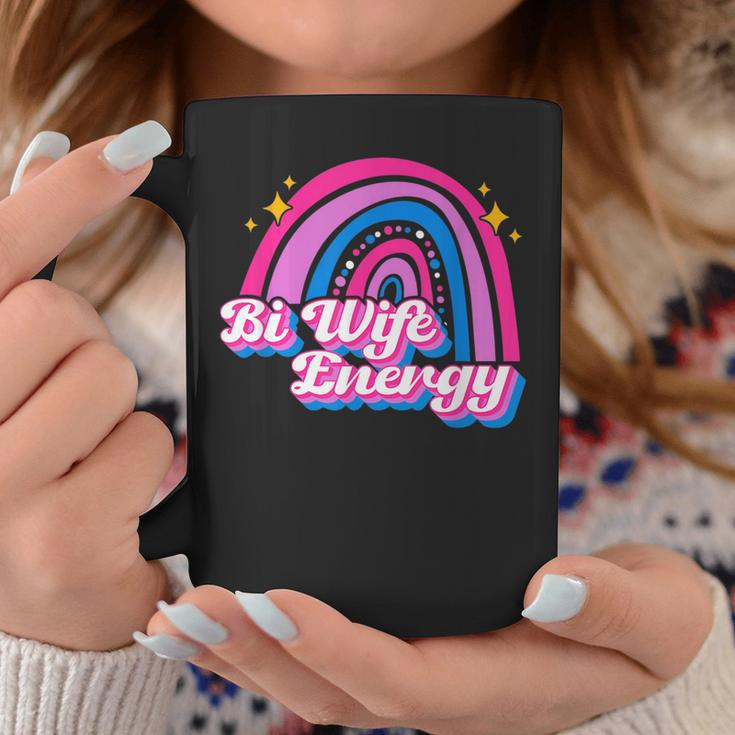 Bi Wife Energy Bisexual Pride Bisexual Flag Lgbtq Support Coffee Mug Unique Gifts