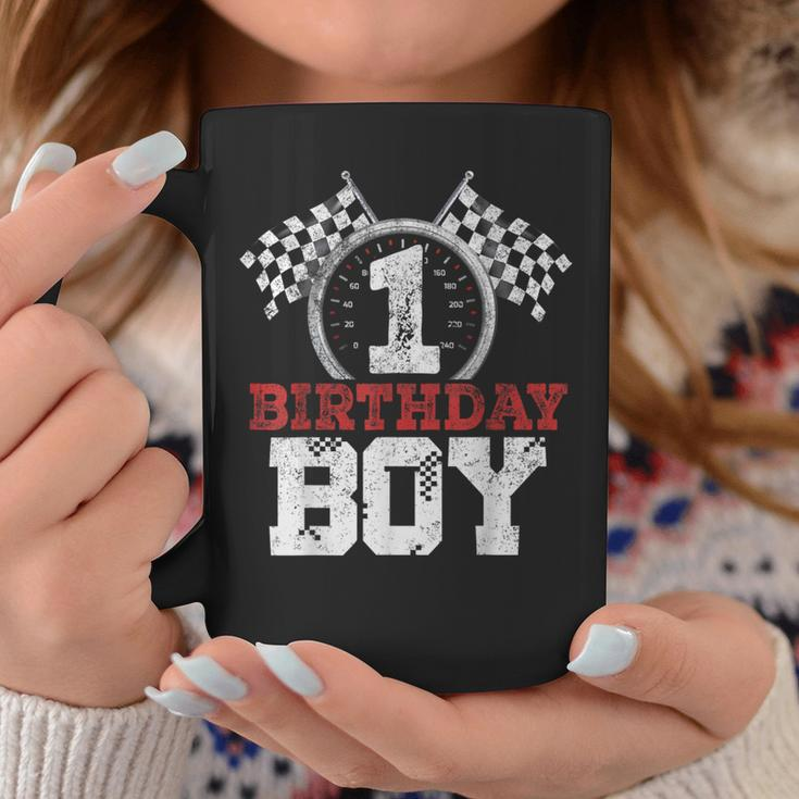 Birthday Boy 1 One Race Car 1St Birthday Racing Car Driver Coffee Mug Funny Gifts