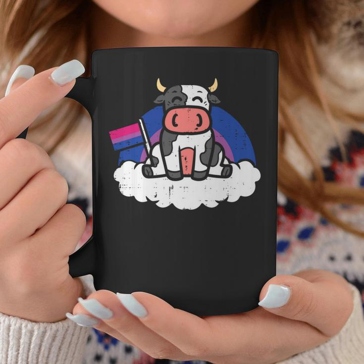 Bisexual Flag Cow Lgbt Bi Pride Stuff Farmer Animal Coffee Mug Unique Gifts
