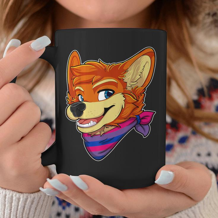 Bisexual Fursona Furry Fox Gay Rights Pride Week Coffee Mug Unique Gifts