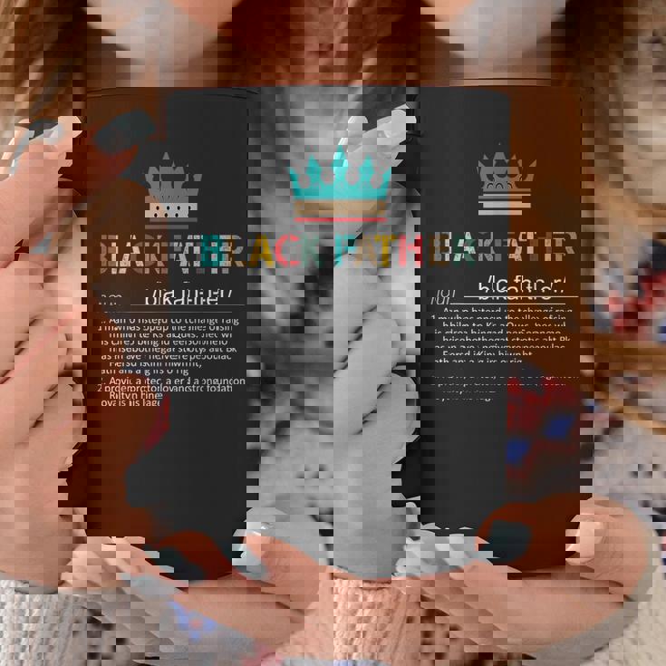 Black Father Noun Fathers Day African American Black Father Coffee Mug Unique Gifts