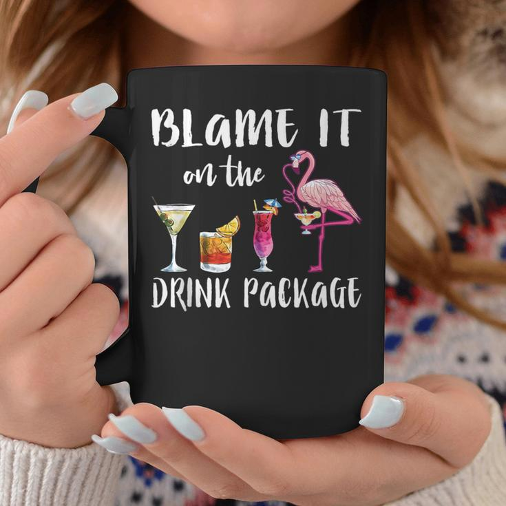 Blame It On The Drink Package Cruise Vacation Cruising Coffee Mug Unique Gifts