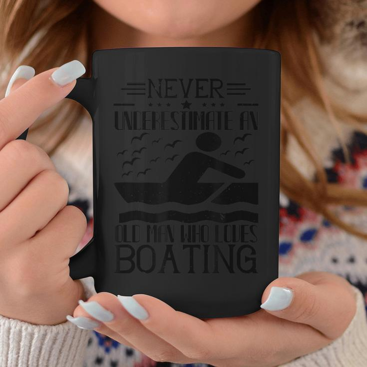 Boating Lover Never Underestimate An Old Man Coffee Mug Unique Gifts