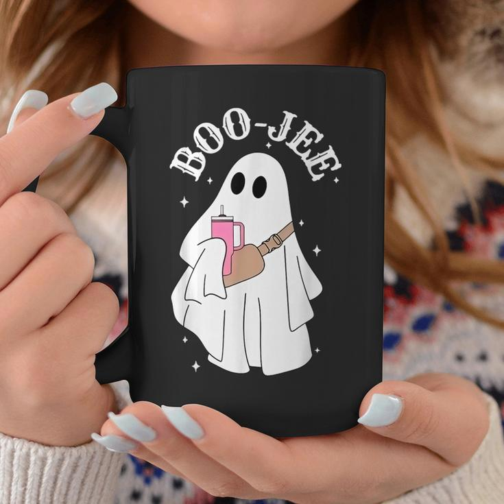Boo-Jee Spooky Season Cute Ghost Halloween Costume Boujee Coffee Mug Unique Gifts