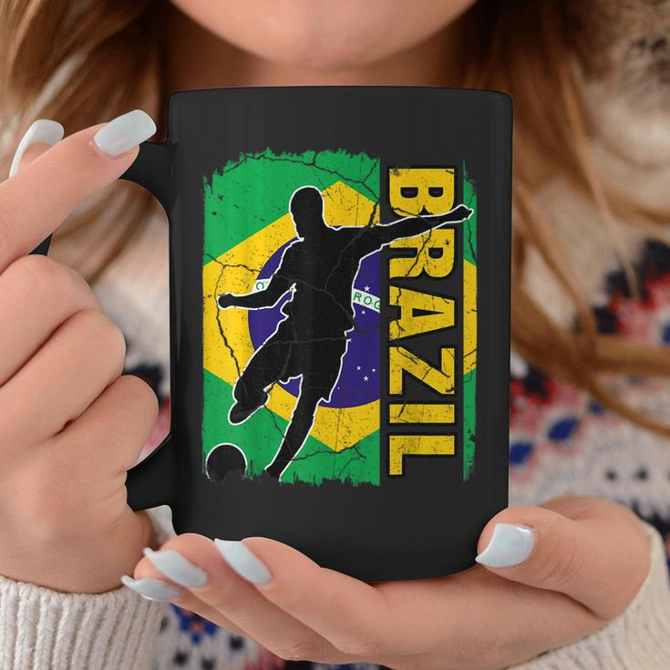 Brazilian Soccer Team Brazil Flag Jersey Football Fans Coffee Mug Unique Gifts