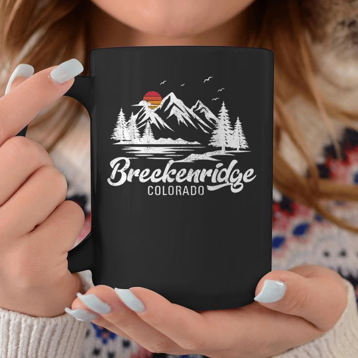 Breckenridge Colorado Vintage Mountain Landscape Coffee Mug Unique Gifts