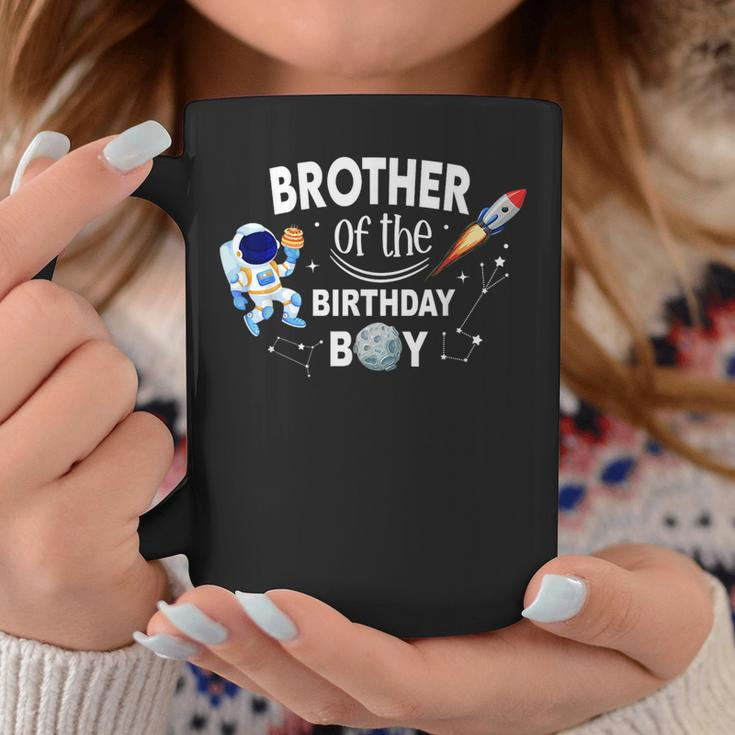 Brother Of The Birthday Boy Space Astronaut Birthday Family Coffee Mug Funny Gifts