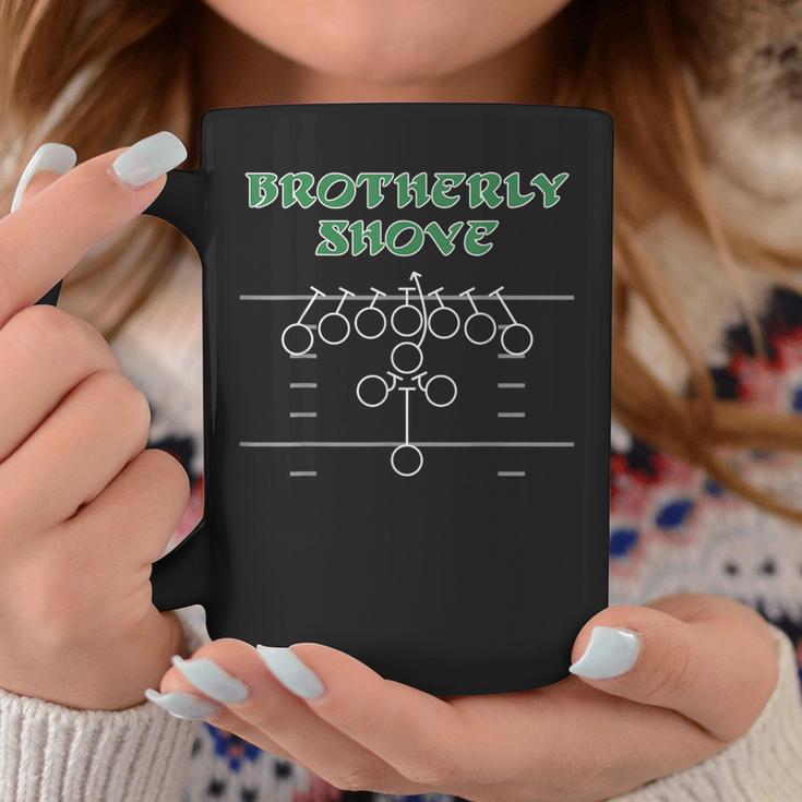 Brotherly Shove Football Mom Football Fan Vintage Coffee Mug Unique Gifts