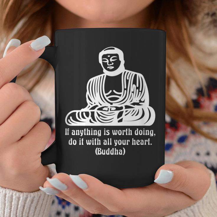 Buddhist Spiritual Buddha Meditation Wise Words Quote Coffee Mug Unique Gifts