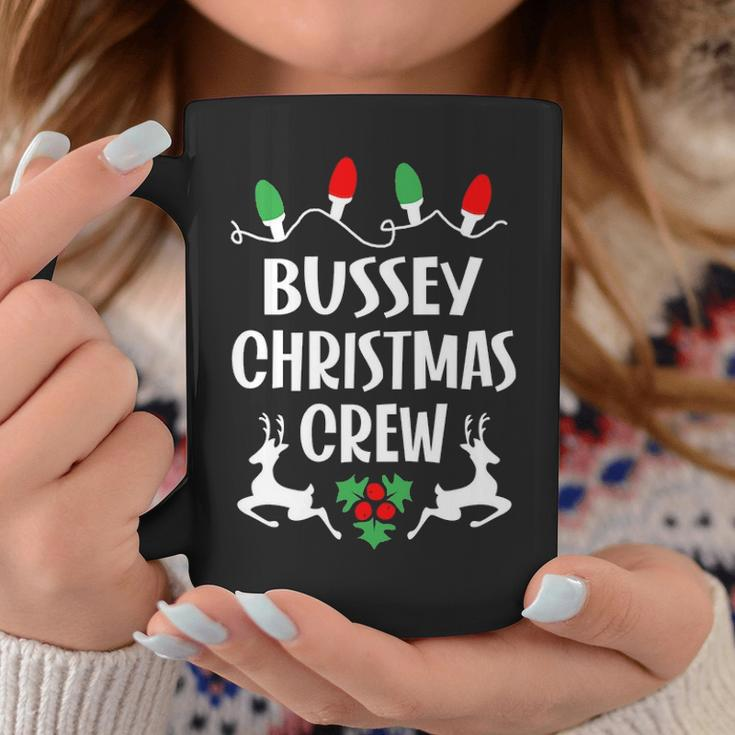 Bussey Name Gift Christmas Crew Bussey Coffee Mug Funny Gifts