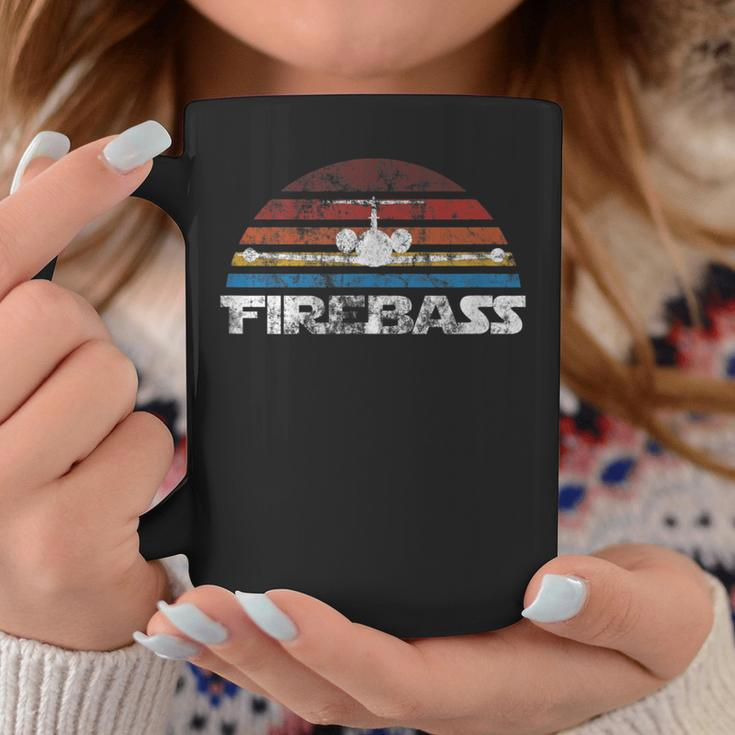 C-21 Learjet Firebass Vintage Sunset Airplane Coffee Mug Unique Gifts