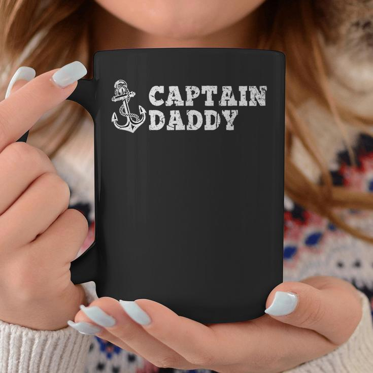 Captain Daddy Sailing Boating Vintage Boat Anchor Funny Coffee Mug Funny Gifts