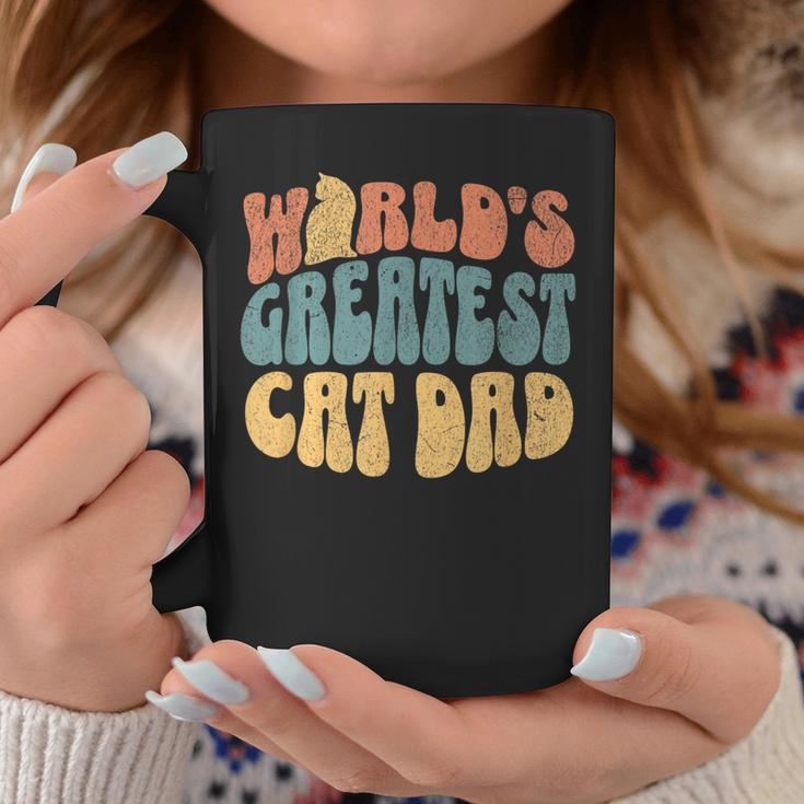 Cat Dad Worlds Greatest Cat Dad Cat Dad Funny Gifts Coffee Mug Unique Gifts