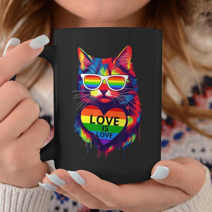 Cat Lgbt Flag Gay Pride Month Transgender Rainbow Lesbian Coffee Mug Unique Gifts