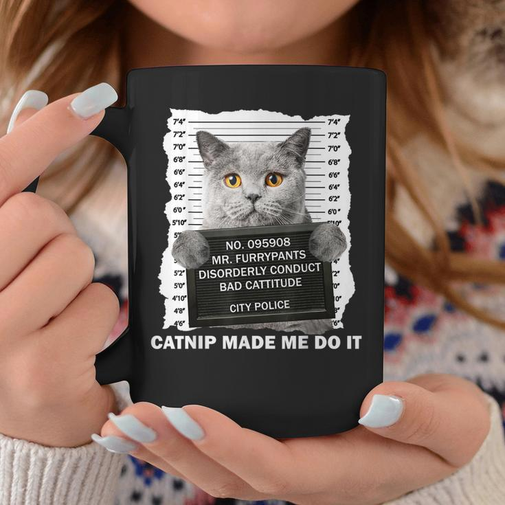 Catnip Made Me Do It Funny For Cat Lover Cat Dad Cat Mom Coffee Mug Unique Gifts