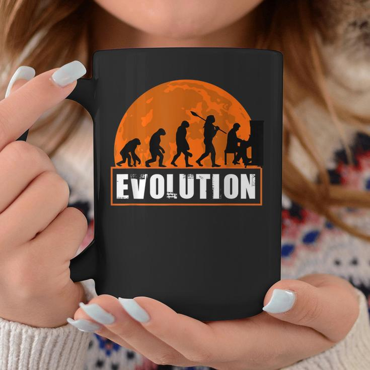 Celesta Player Human Evolution Coffee Mug Unique Gifts