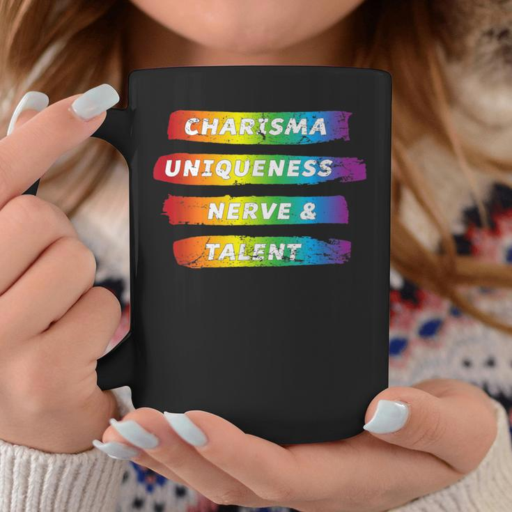 Charisma Uniqueness Nerve & Talent Rainbow Pride Coffee Mug Unique Gifts