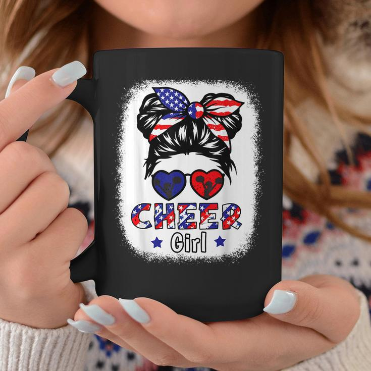 Cheer Girl American Flag Cheerleading Cheerleader Youth N Coffee Mug Unique Gifts