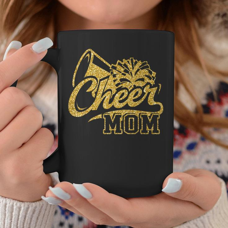 Cheer Mom Biggest Fan Cheerleader Cheerleading Mother's Day Coffee Mug Funny Gifts