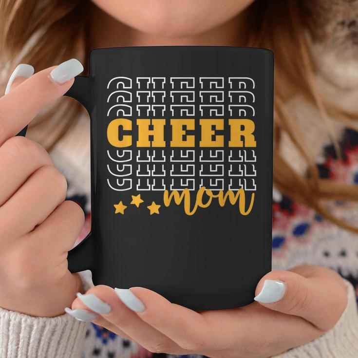 Cheer Mom Cheerleading Mother Competition Parents Support Coffee Mug Funny Gifts