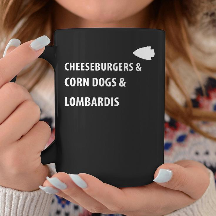 Cheeseburgers Corn Dogs Lombardis Coffee Mug Unique Gifts