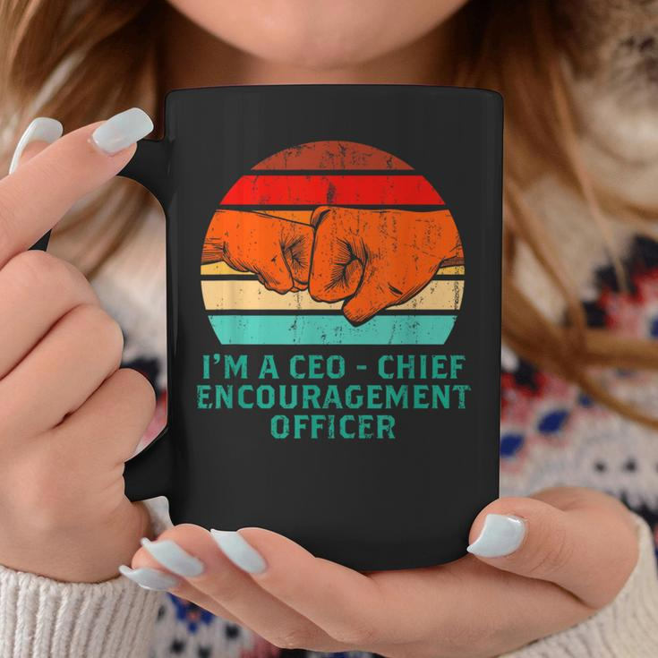Im A Chief Encouragement Officer Inspirational Daddy Coffee Mug Unique Gifts