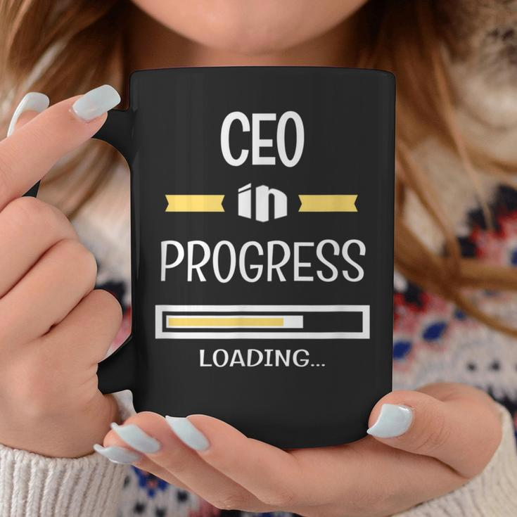 Chief Executive Officer In Progress Job Profession Coffee Mug Unique Gifts
