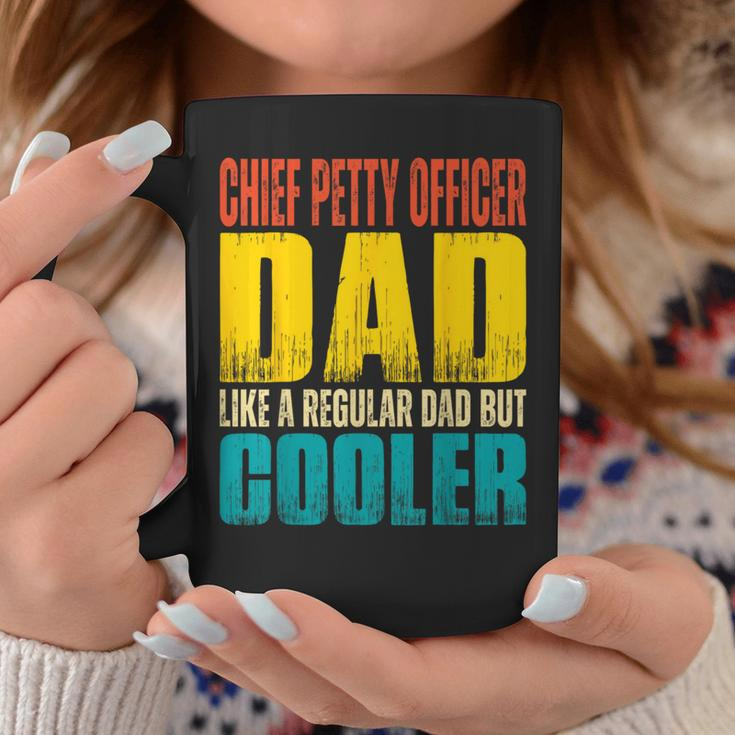 Chief Petty Officer Dad Like A Regular Dad But Cooler Coffee Mug Unique Gifts