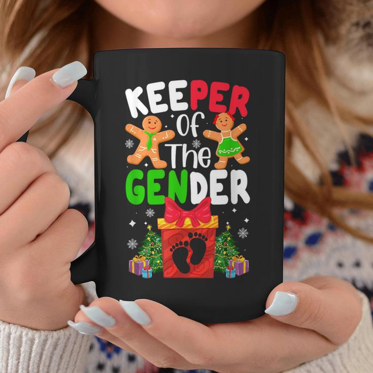 Christmas Keeper Gender Reveal Baby Announcement Pregnancy Coffee Mug Unique Gifts