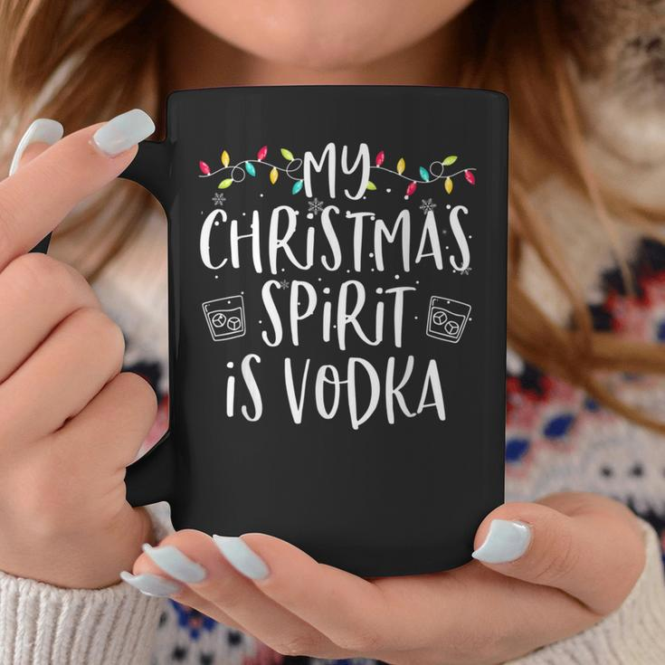 My Christmas Spirit Is Vodka Family Christmas Party Coffee Mug Unique Gifts